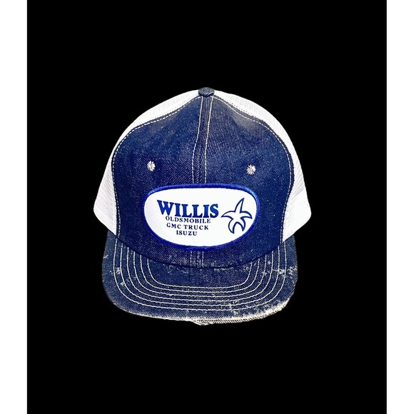 Other - VINTAGE RARE - DeLong Trucker Hat Blue Denim - USA - GMC - Izuzu - Oldsmobile